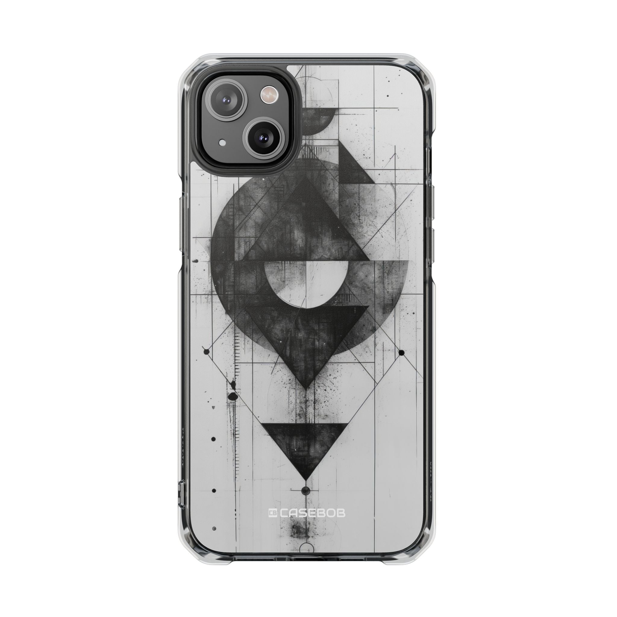 Monochrome Geometry - Phone Case for iPhone