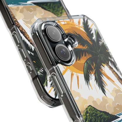Sunny Palm Breeze iPhone 15 Case - Impact