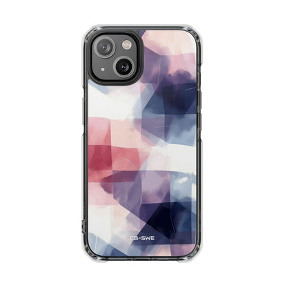Fluid Shapes Merge iPhone Case - Impact