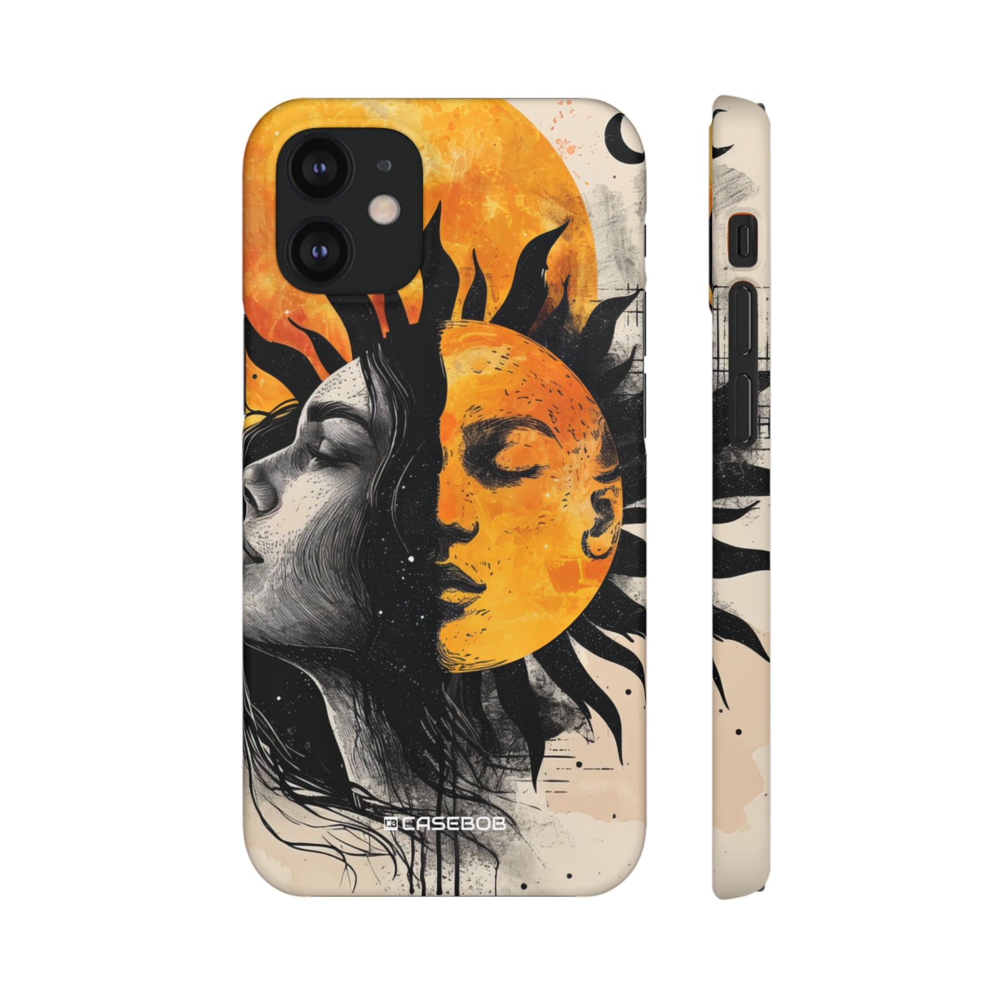 Sunlit Duality | Slim Phone Case for iPhone