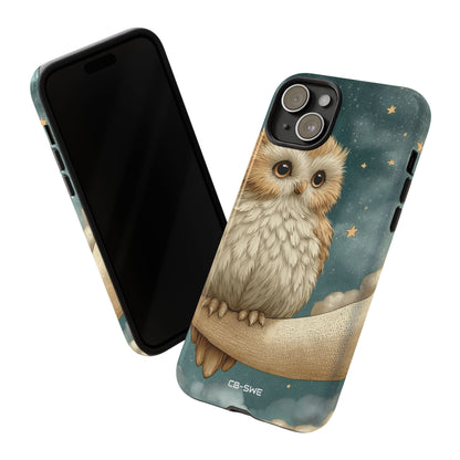 Owls Nestle Moon - iPhone Case