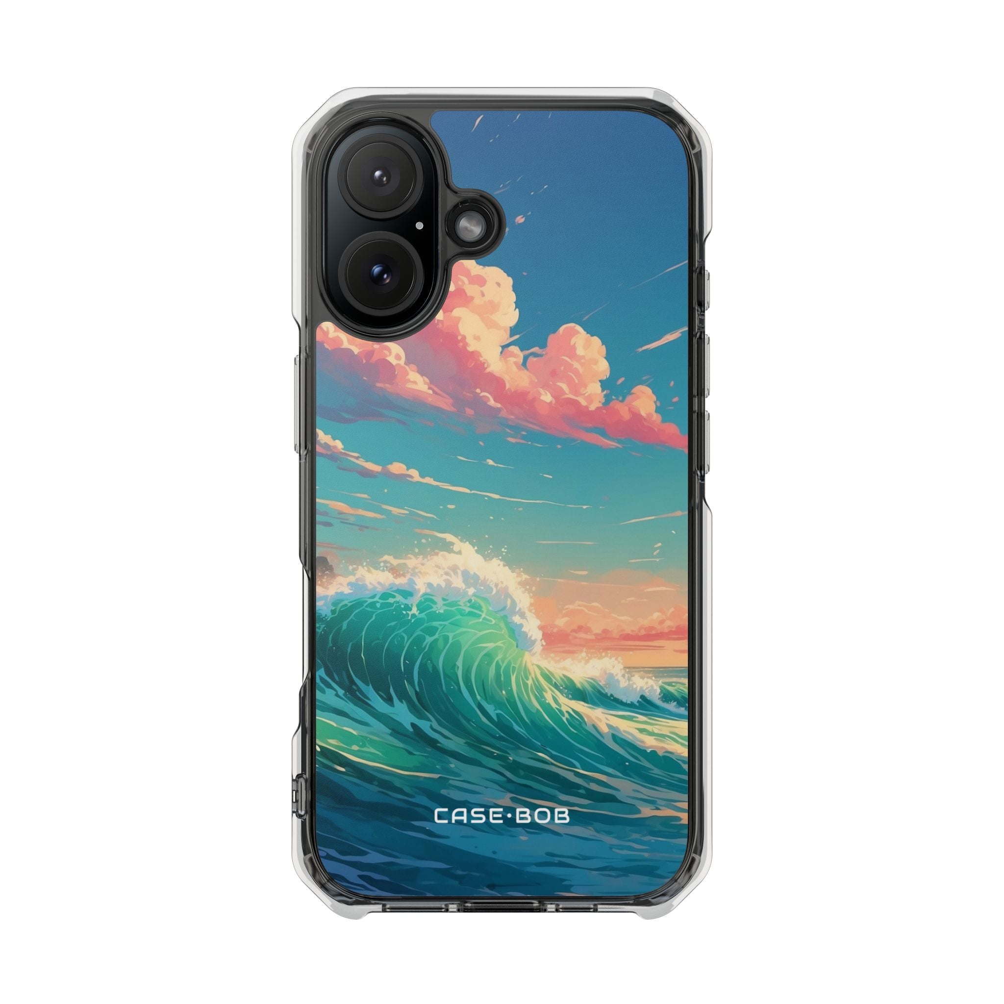 Turquoise Curl iPhone 16 Case - Impact