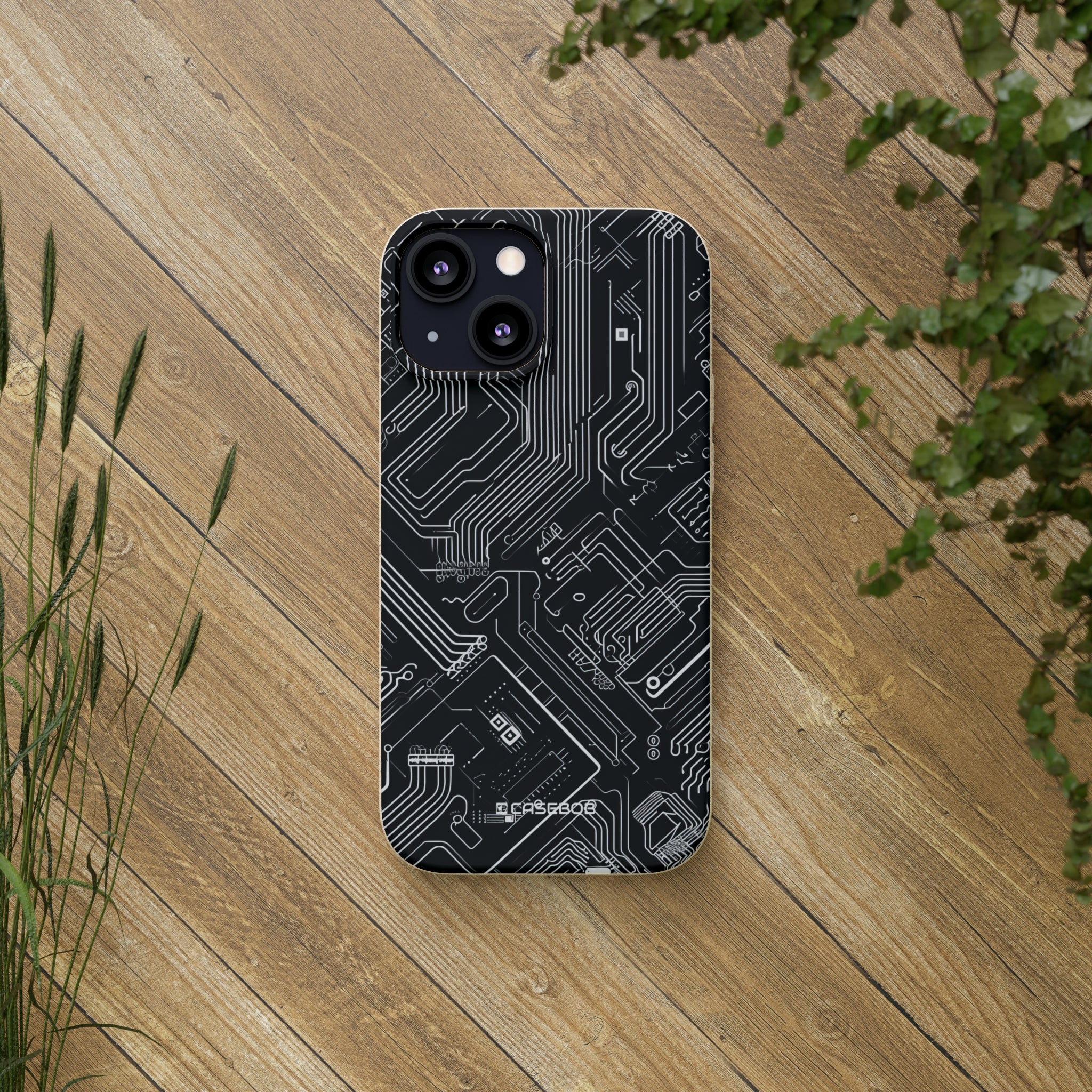 Cyber Circuitry Art | Biodegradable Phone Case