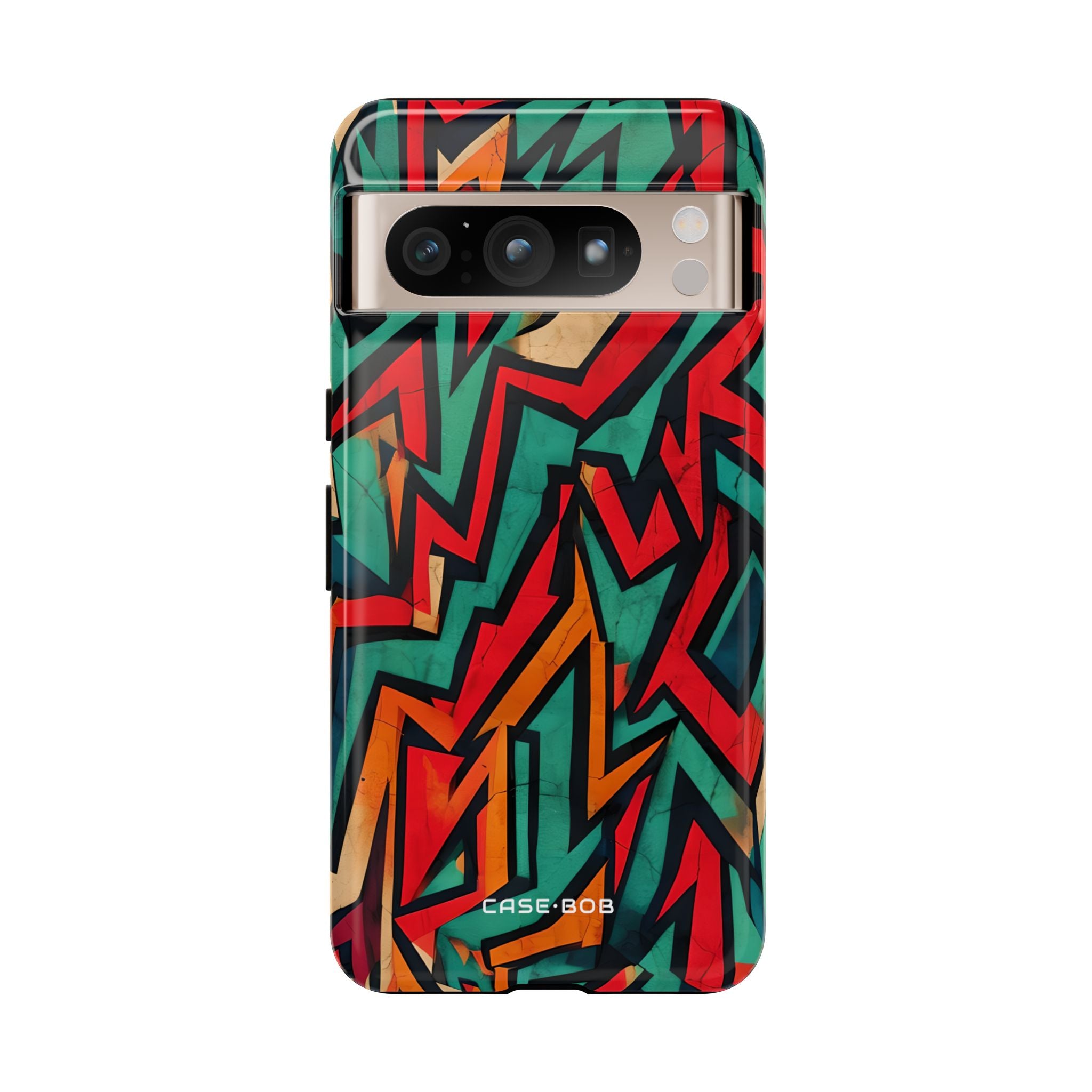 Crimson Zigzag Google Pixel 8 Pro Case - Tough