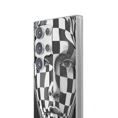 Checkered Face Samsung S23 Ultra Case - Soft