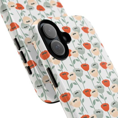 Minimalist Floral Elegance - iPhone Case