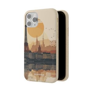 Parisian Sunset Serenity | Biodegradable Phone Case