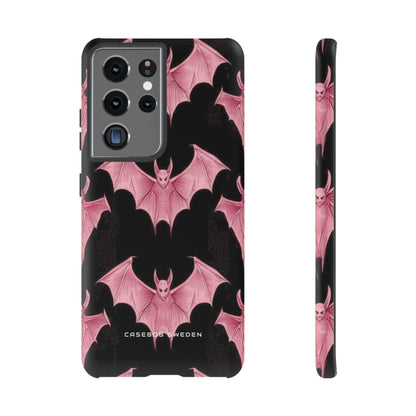 Gothic Pink Bats Aflame  Samsung S21 - Tough Phone Case