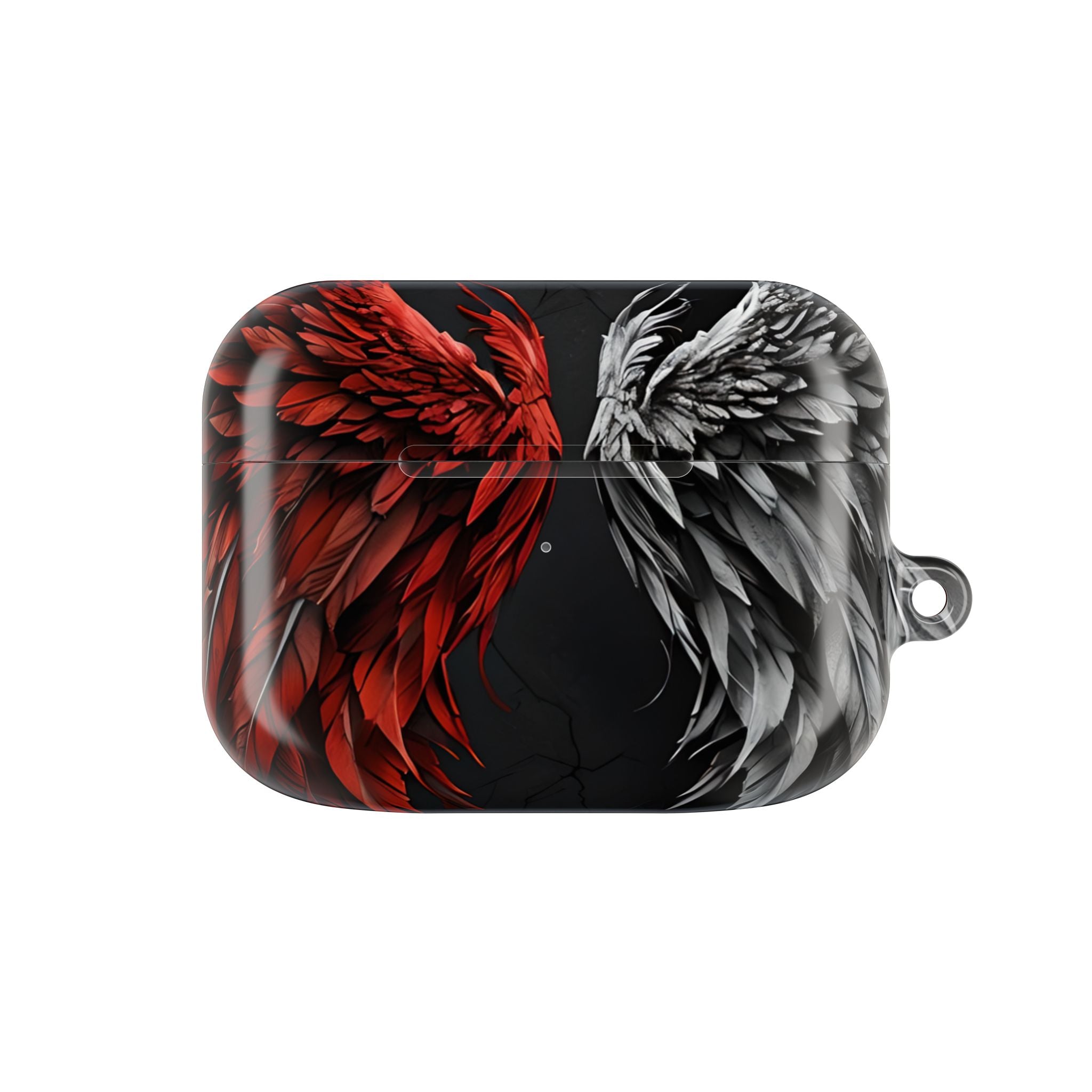 Crimson Silver Wings - AirPods Case