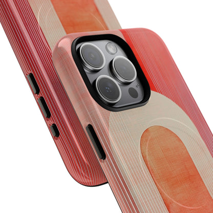 Crimson Arches iPhone 15 Pro Max Case - Tough+
