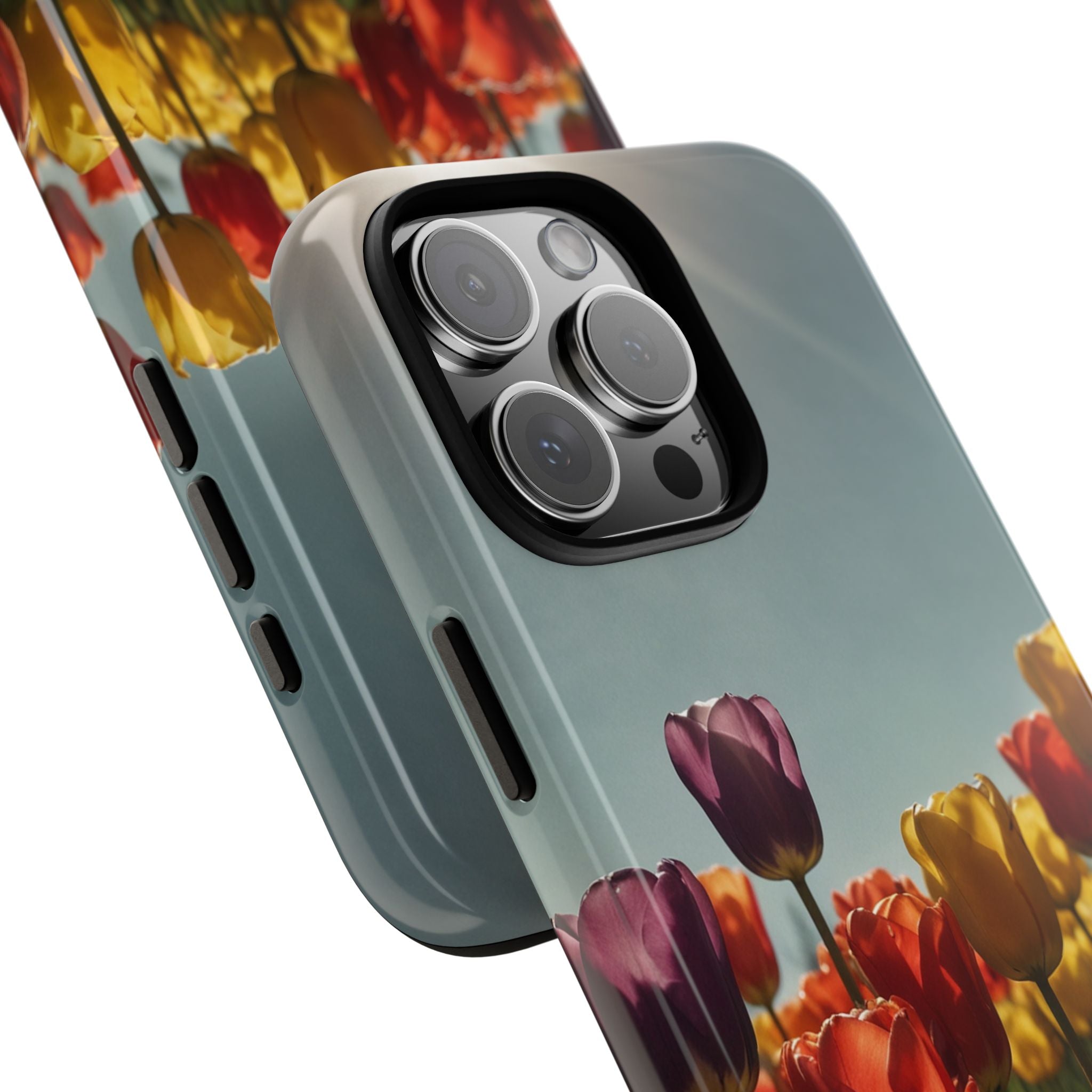 Tulips Embrace Sunlight - iPhone Case