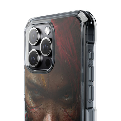 Cyberpunk Rebel Portrait iPhone 15 - Impact Clear+