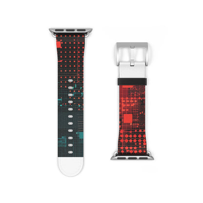 Crimson Circuit - Watch Band