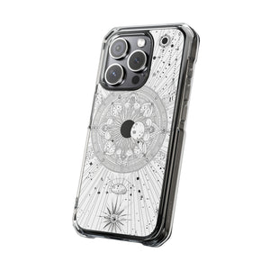 Celestial Mandala Mystique – Handyhülle für iPhone (Clear Impact – Magnetisch) 