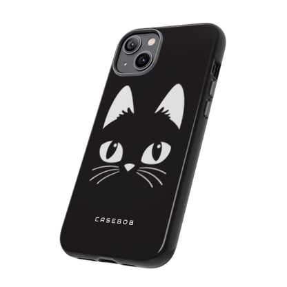 Cartoon Cat Icon - Protective Phone Case