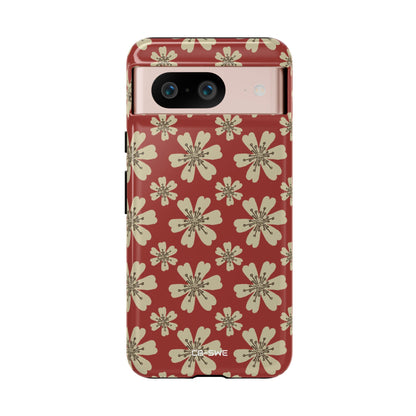 Retro Red Florals - Google Pixel Case