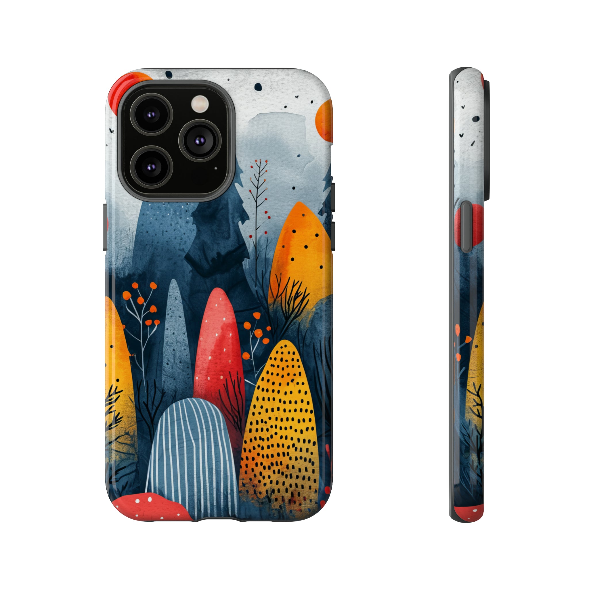 Scandinavian Forest Elegance - Protective Phone Case