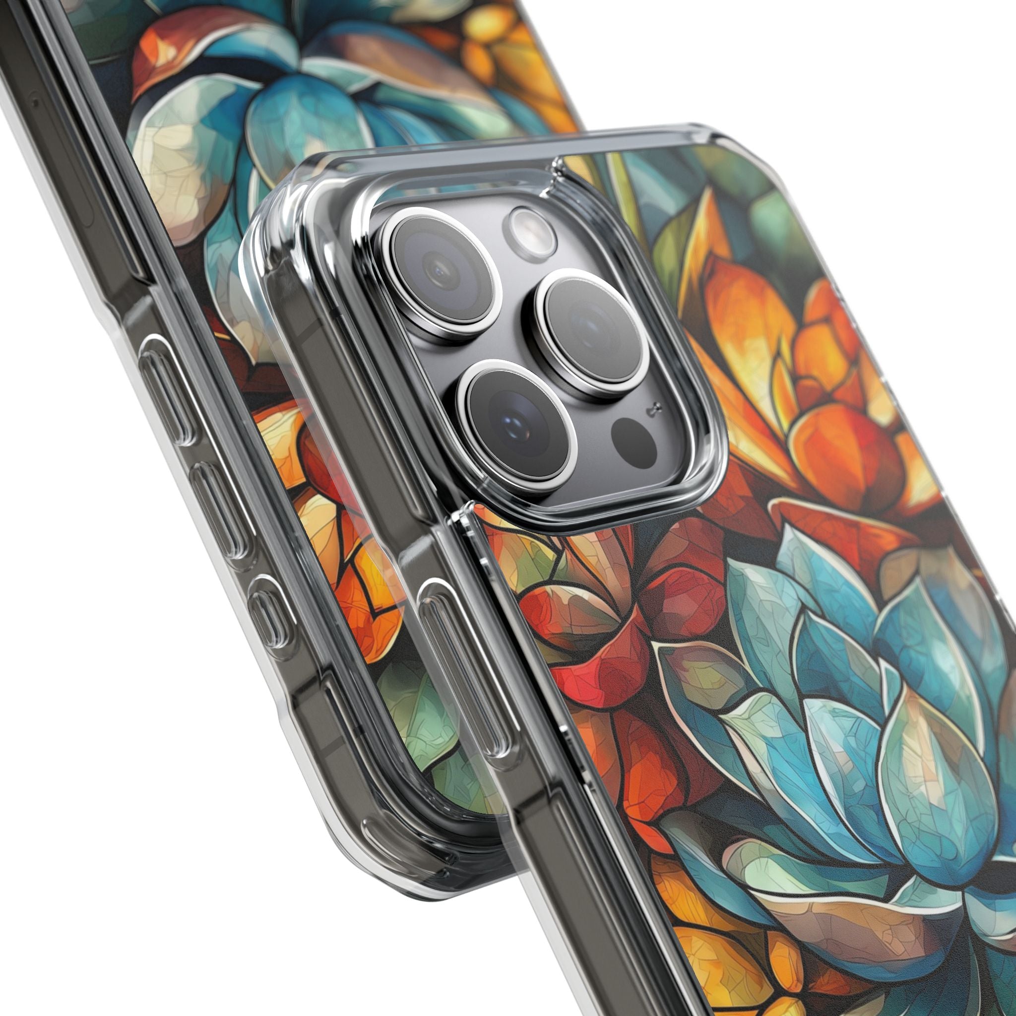 Vibrant Succulent Garden iPhone Case - Impact