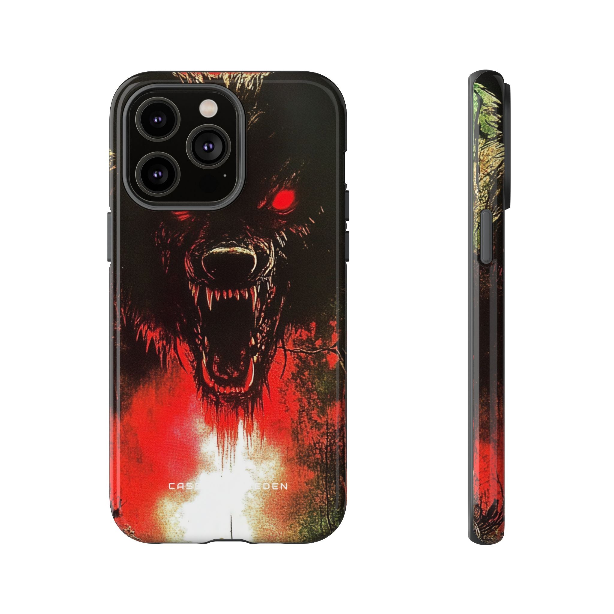 Bloodmoon Wolf's Lament iPhone 14 - Tough Phone Case