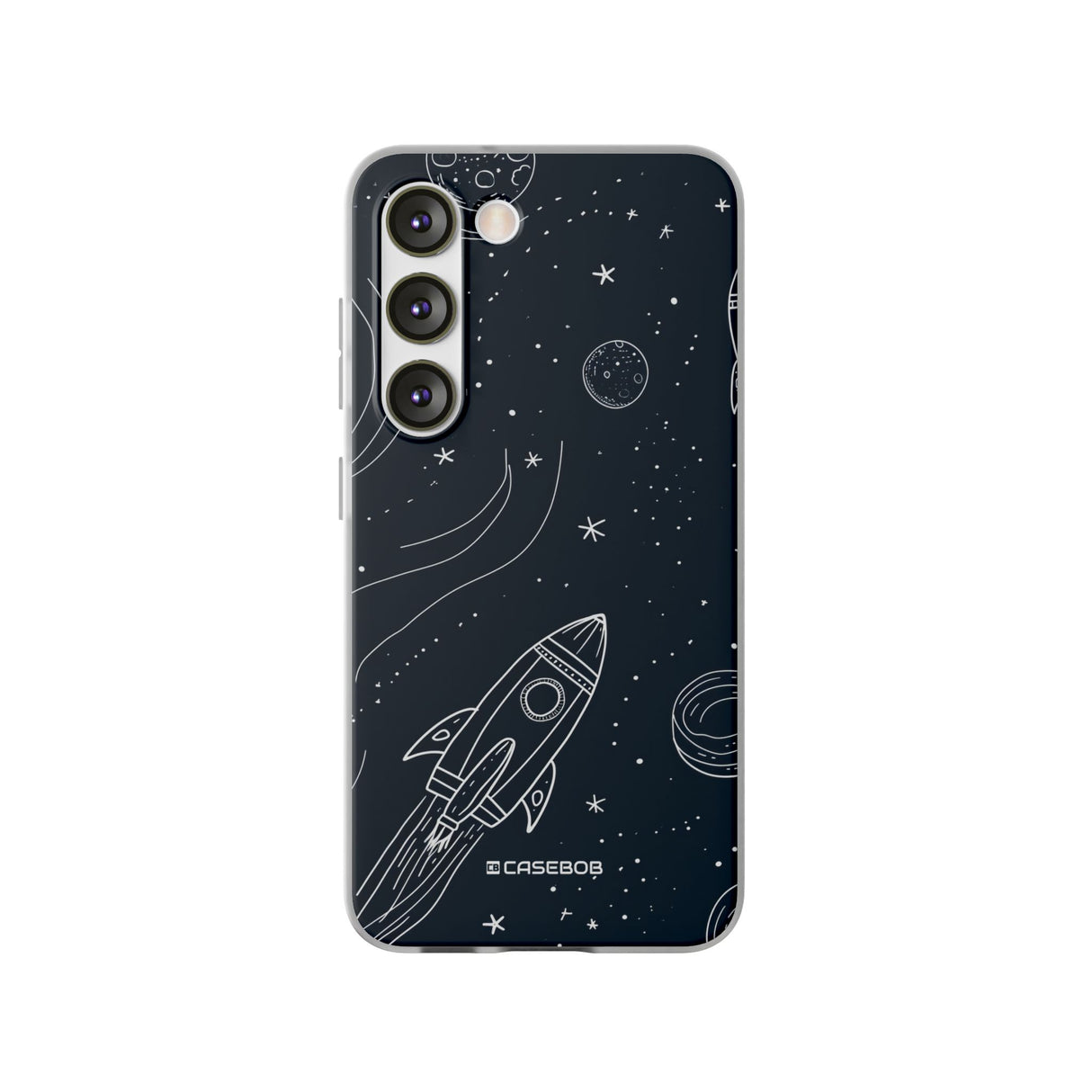 Cosmic Doodle Adventure | Flexible Phone Case for Samsung Galaxy