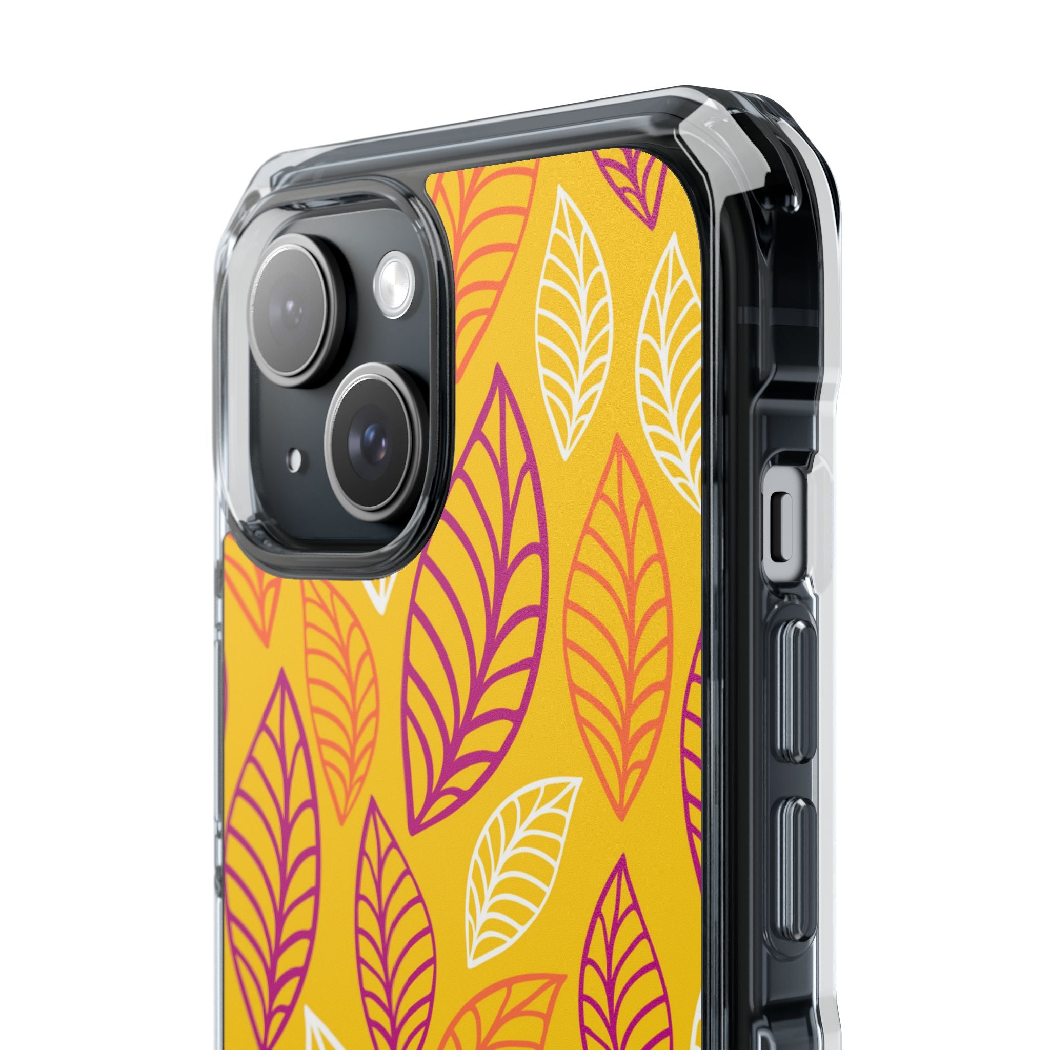 Vibrant Leaf Symphony iPhone Case - Impact
