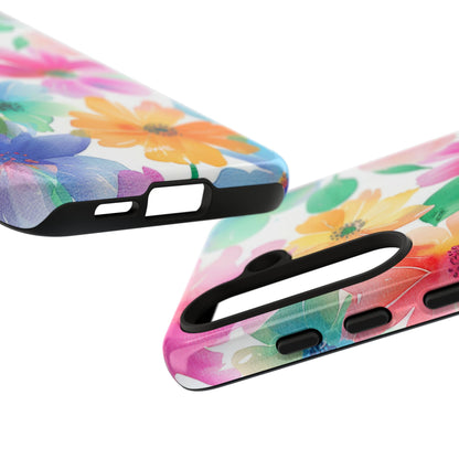 Vibrant Floral Impression - Samsung Case