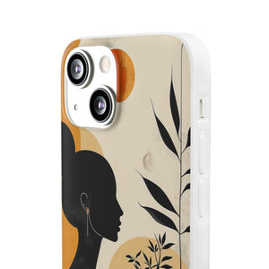 Modern Silhouette Tranquility | Flexible Phone Case for iPhone