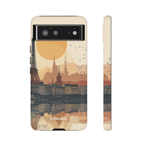 Parisian Sunset Serenity | Protective Phone Case for Google Pixel