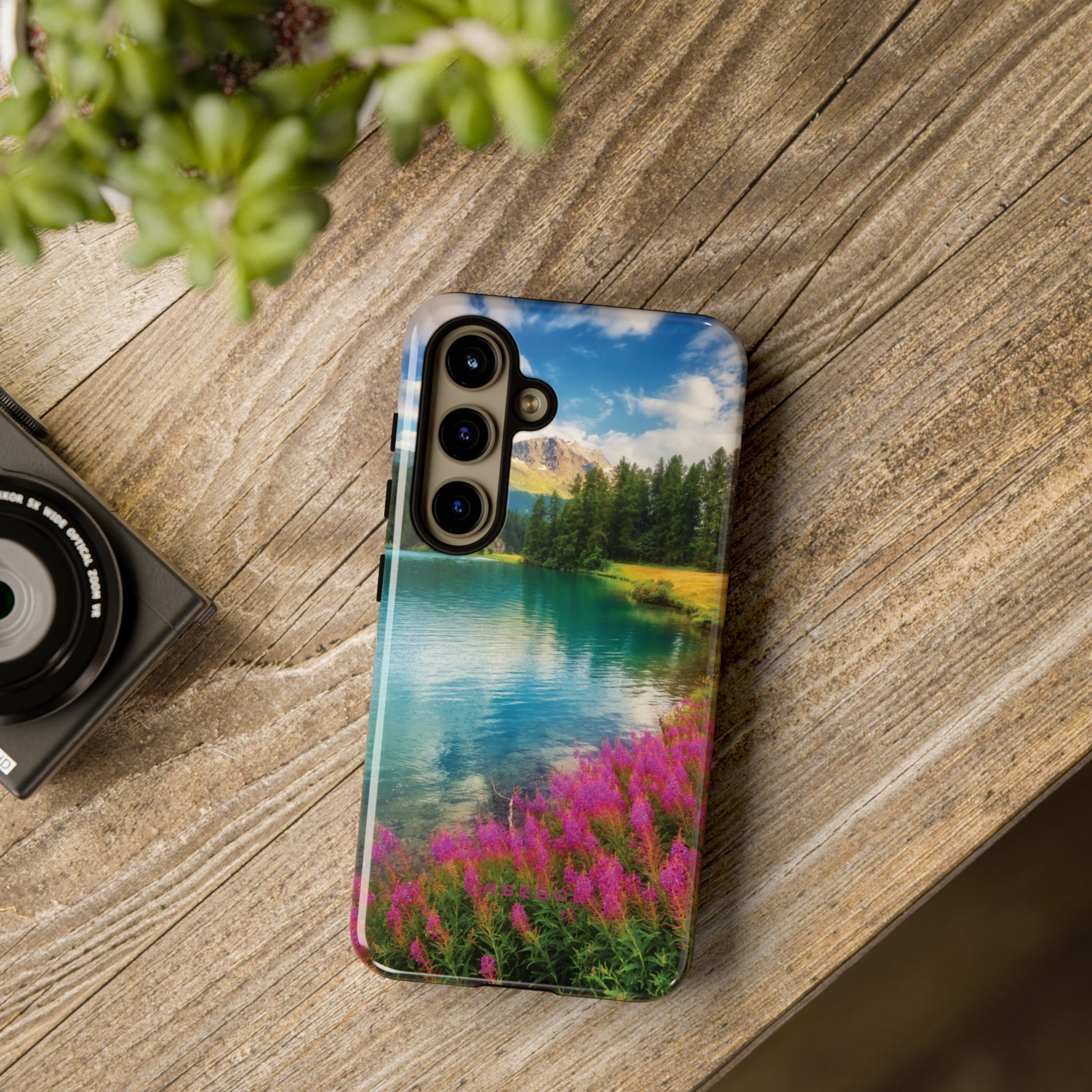 Azure Alpine Lake Phone Case - Protective Phone Case