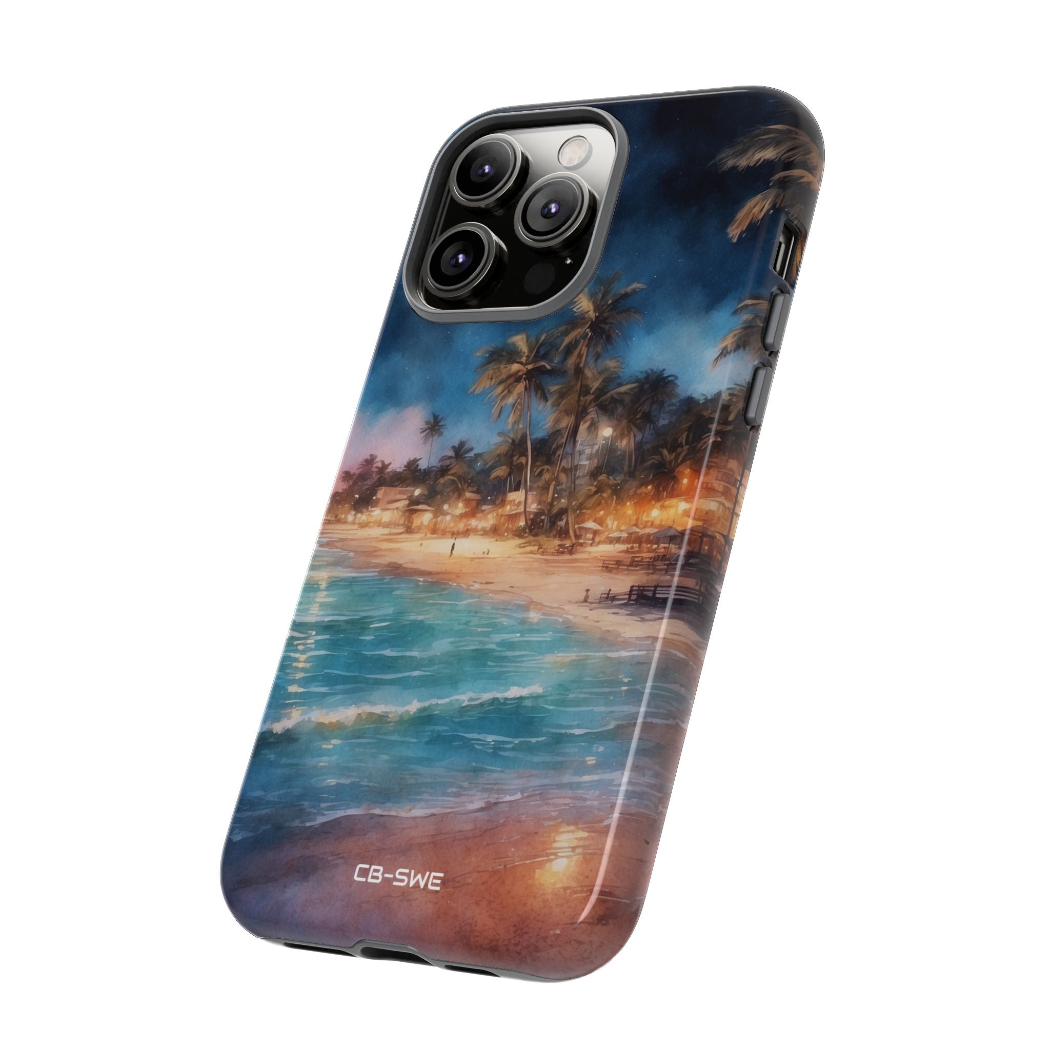 Moonlight Dances Water - iPhone Case