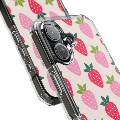 Vibrant Strawberry Rhythm iPhone Case - Impact