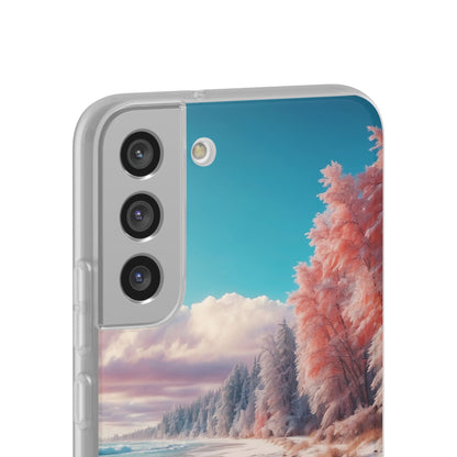 Snowy Footprints Samsung S22 Plus Case - Soft