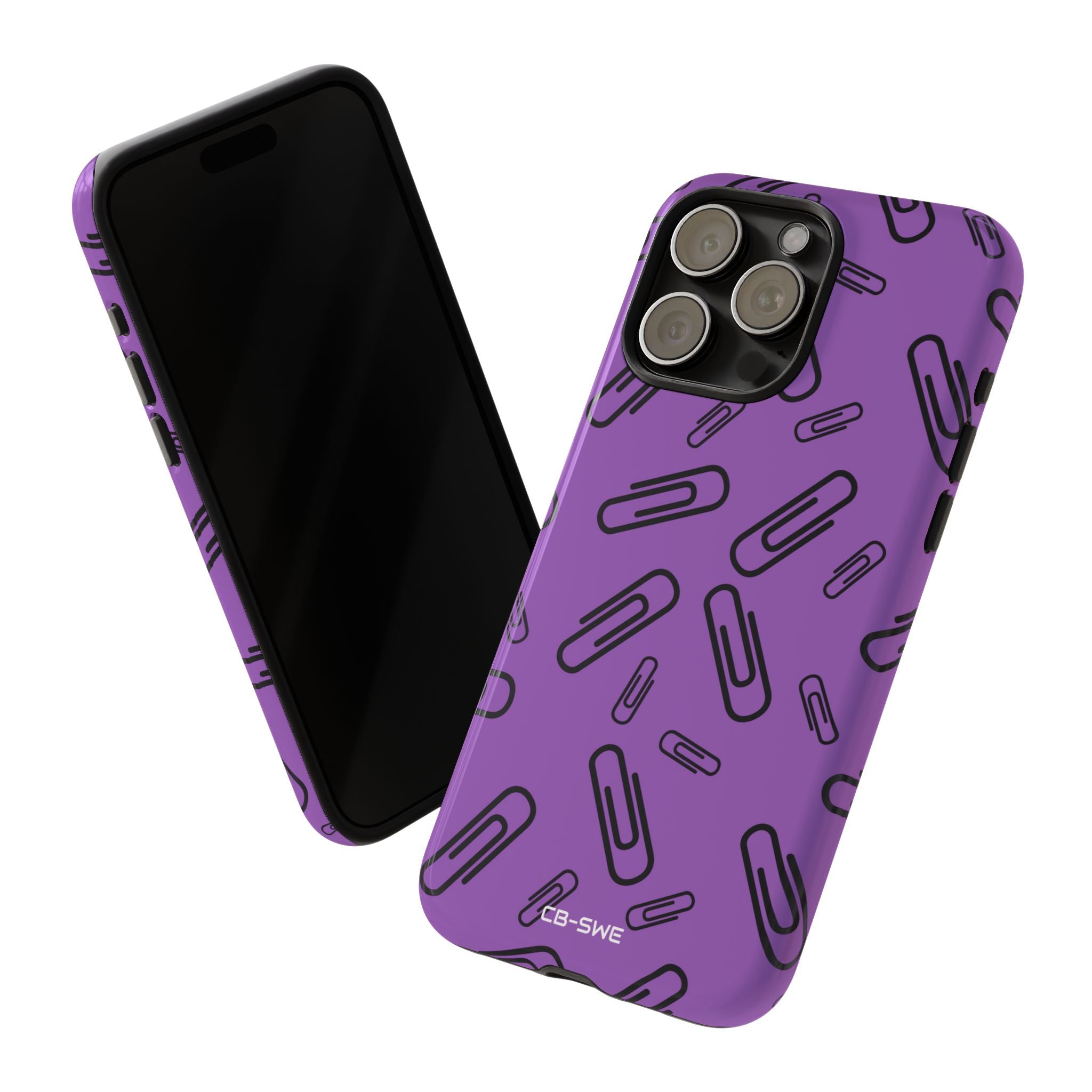 Paperclips Dance Playfully - iPhone Case