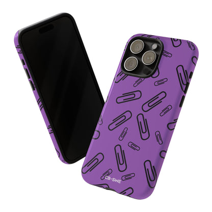 Paperclips Dance Playfully - iPhone Case