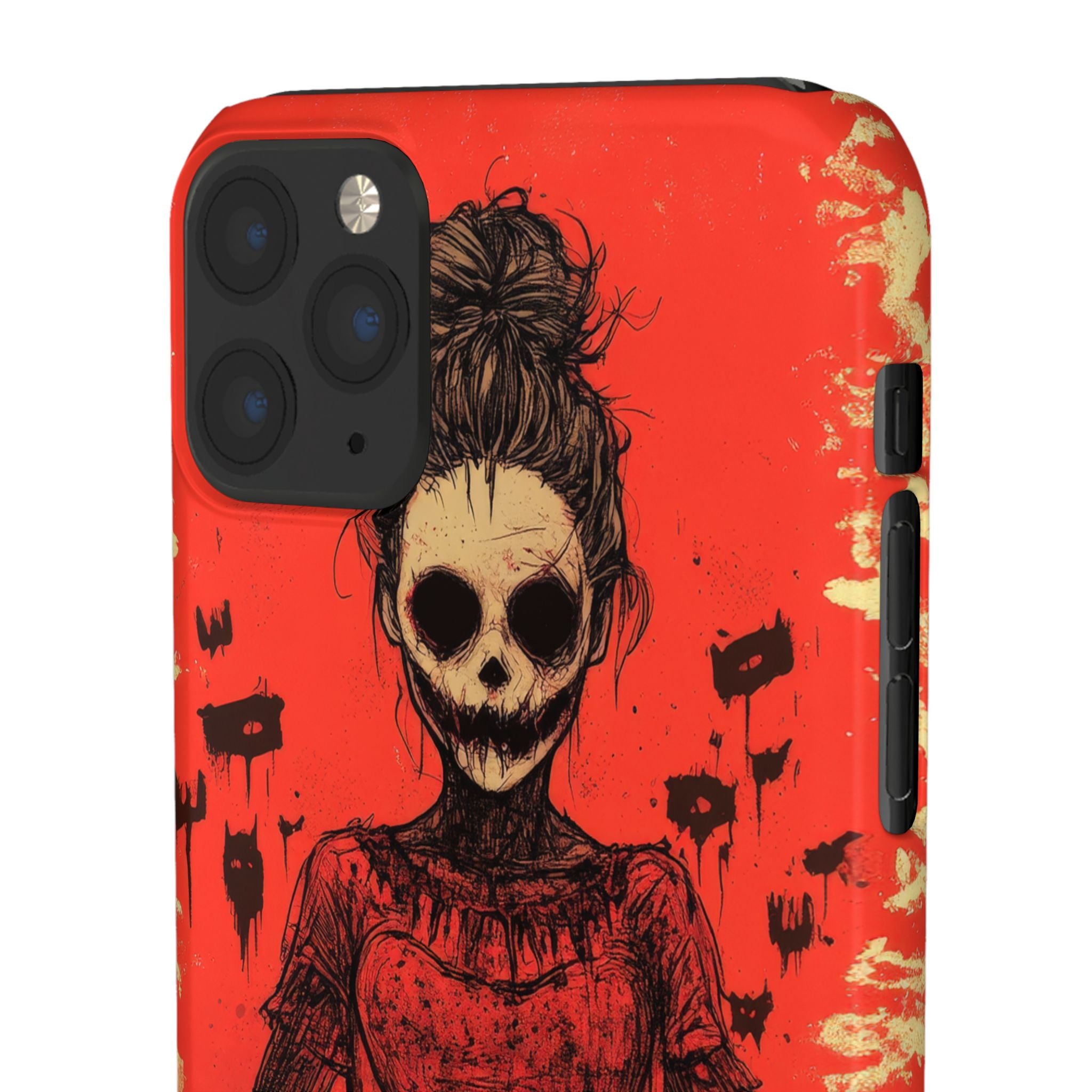 Haunting Scarlet Descent iPhone 11 - Slim Phone Case