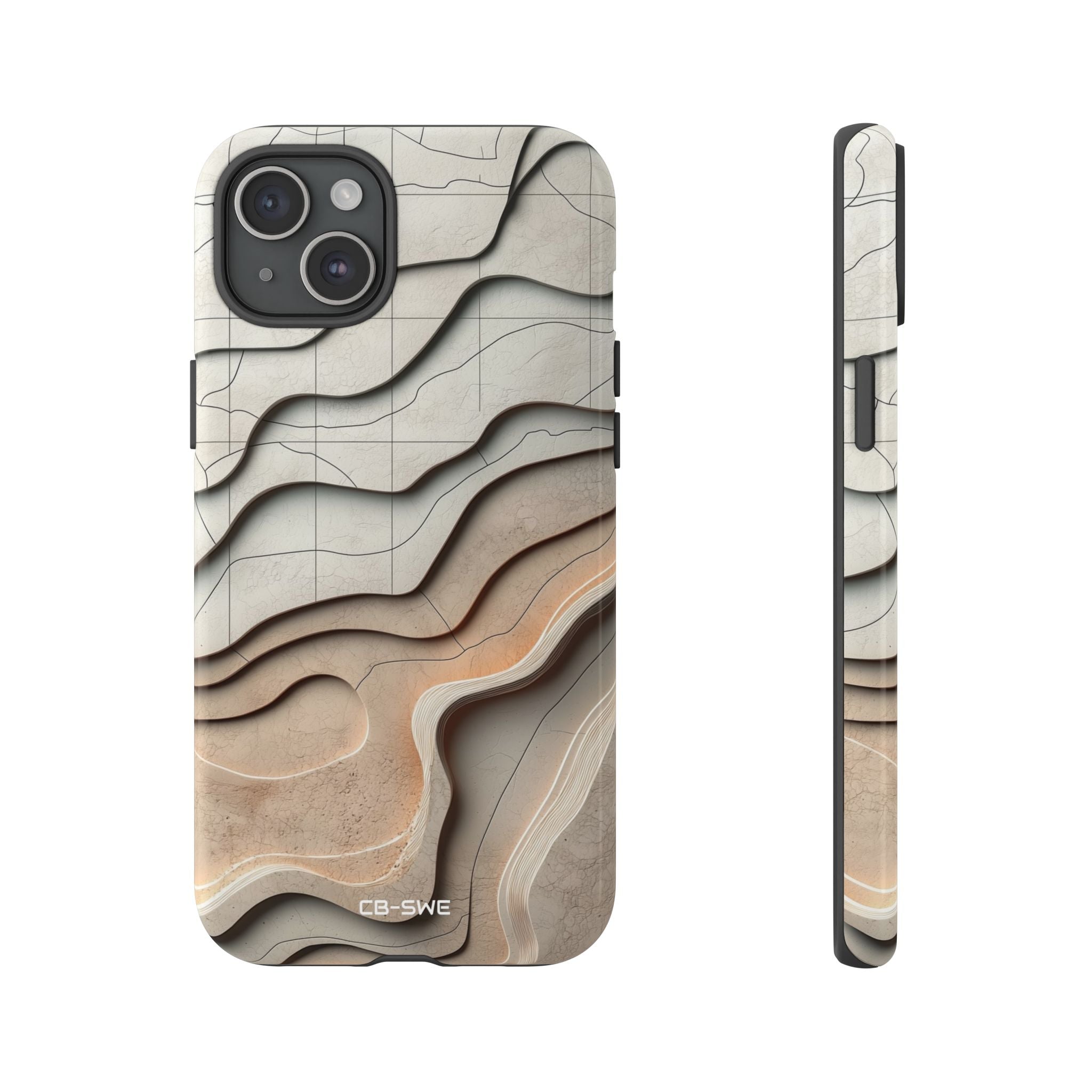Waves Embrace Earth - iPhone Case