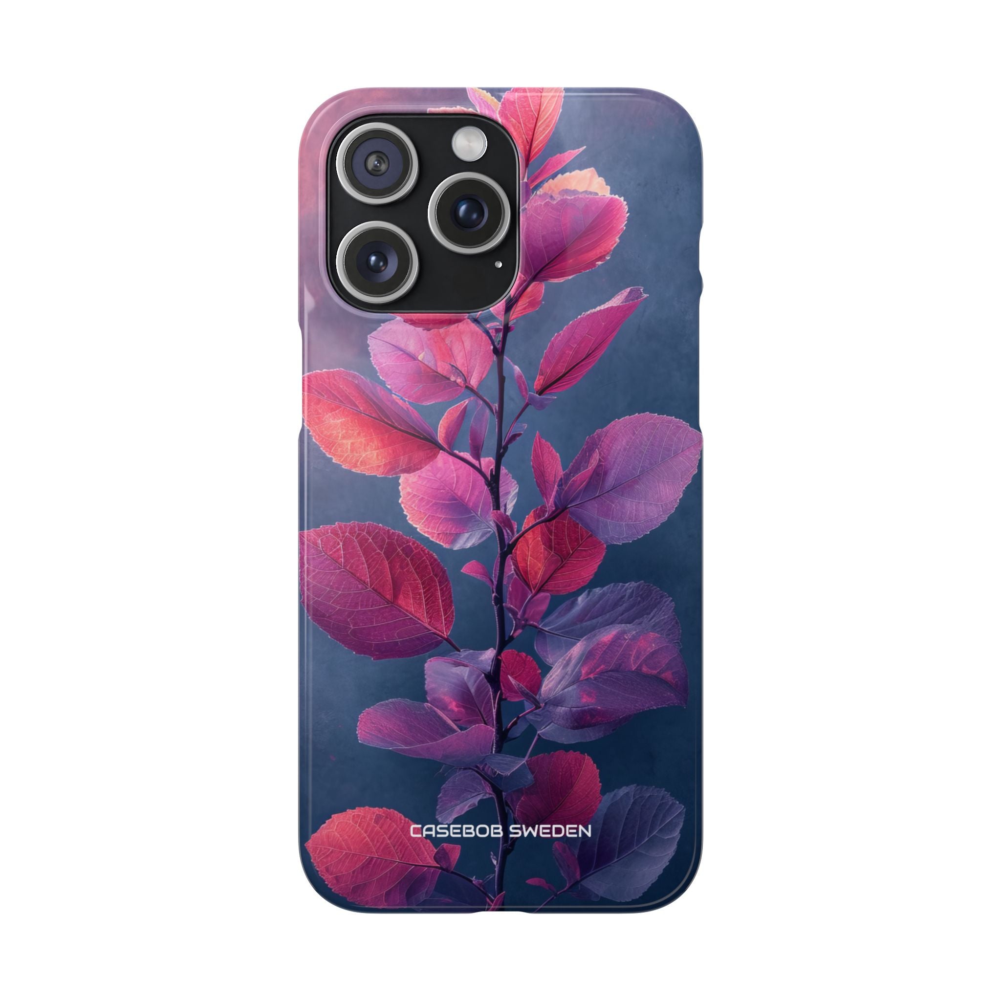 Pink Blue Nature - Slim iPhone 15 Phone Case