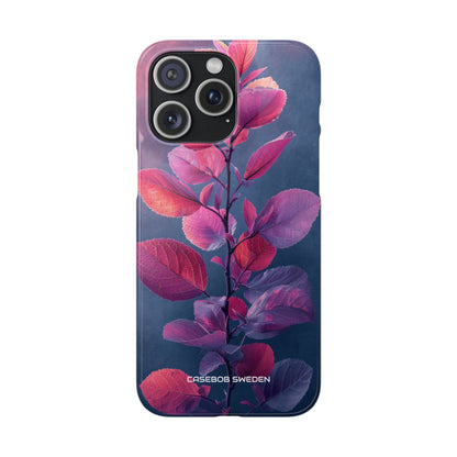 Pink Blue Nature - Slim iPhone 15 Phone Case