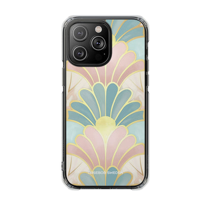 Pastel Deco Elegance - Clear Impact iPhone 14 Phone Case