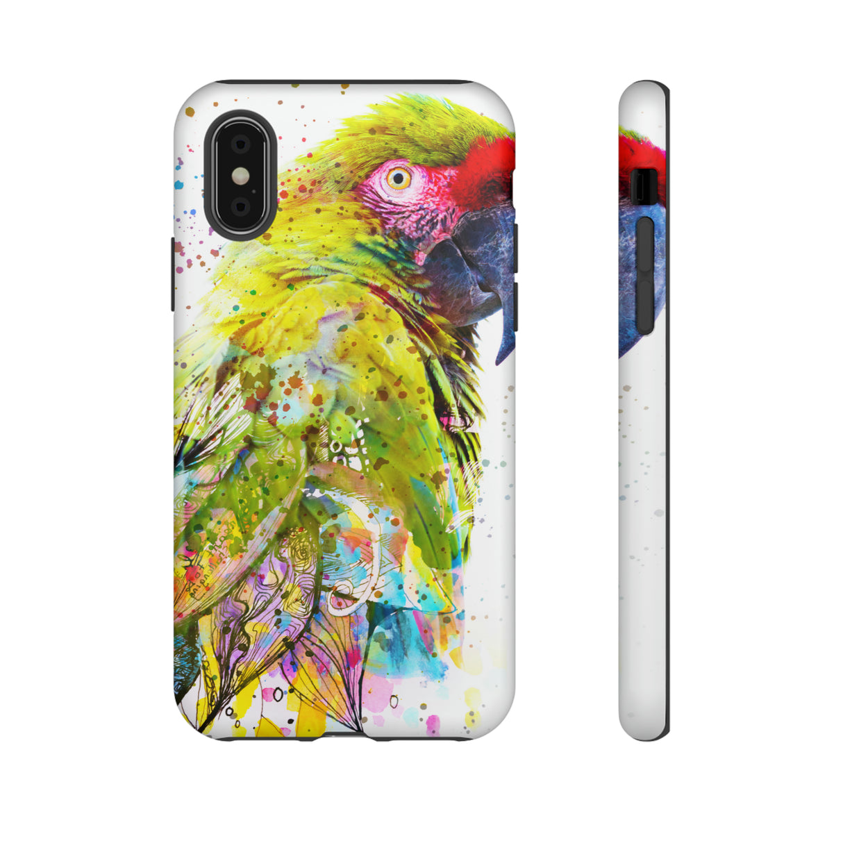 Colorful Parrot - Protective Phone Case