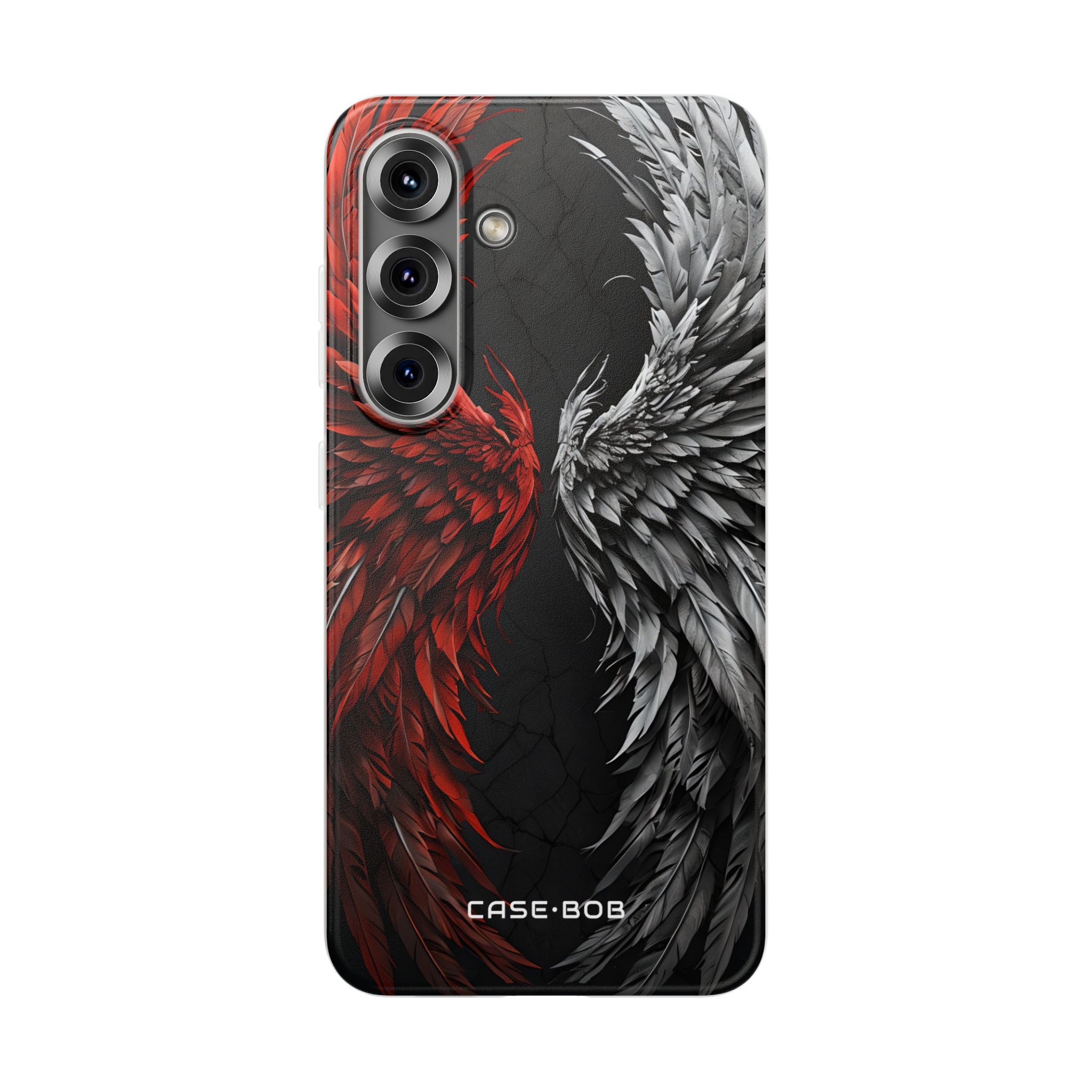 Crimson White Wings Samsung S25 Plus Case - Soft