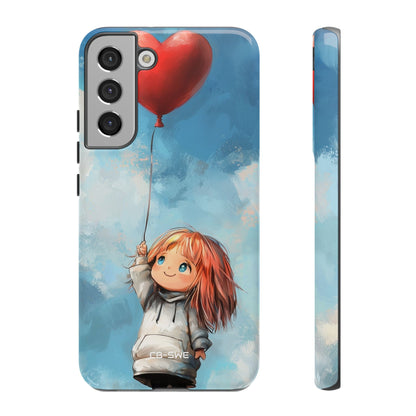 Joyful Girl Reaches - Samsung Case