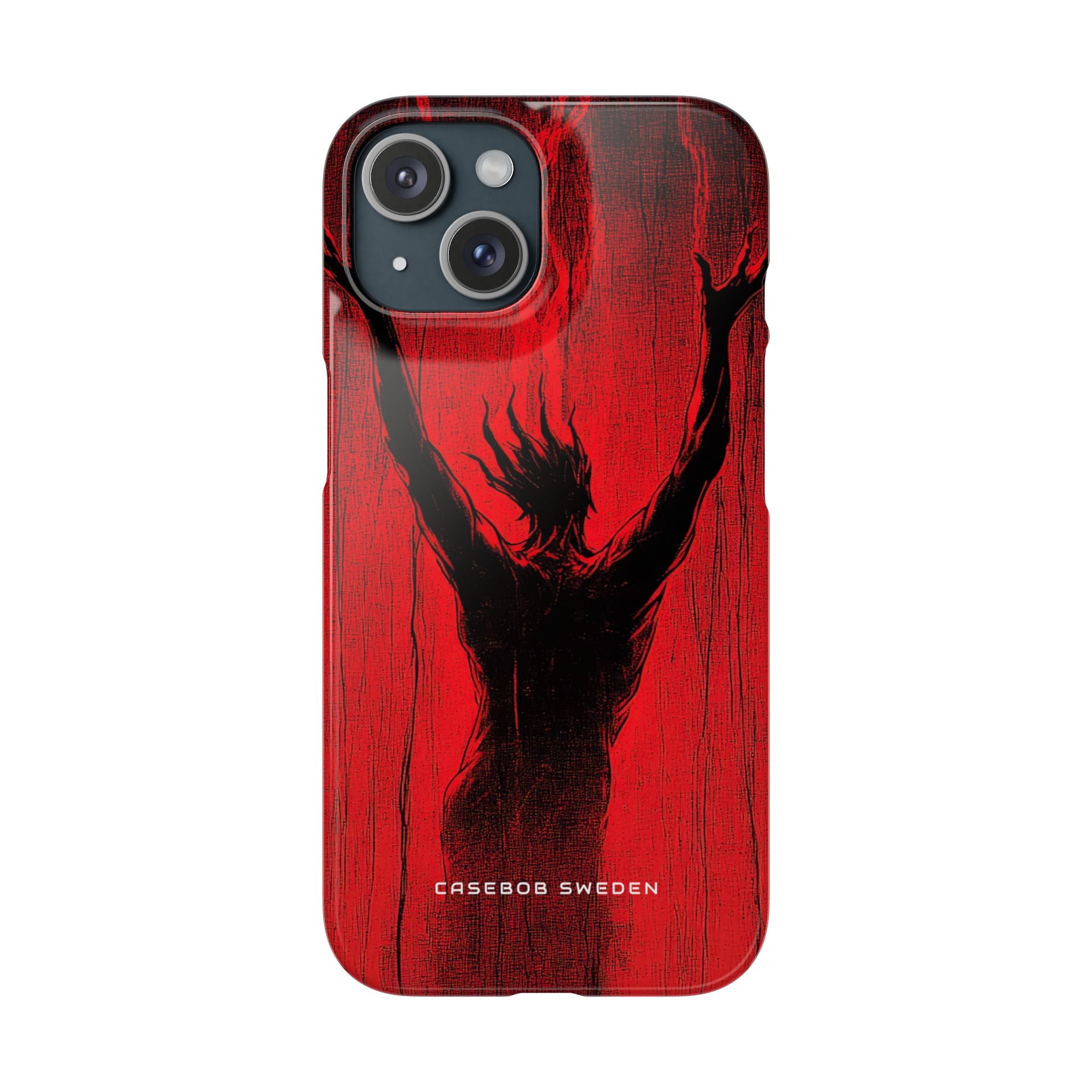 Crimson Despair iPhone 15 - Slim Phone Case