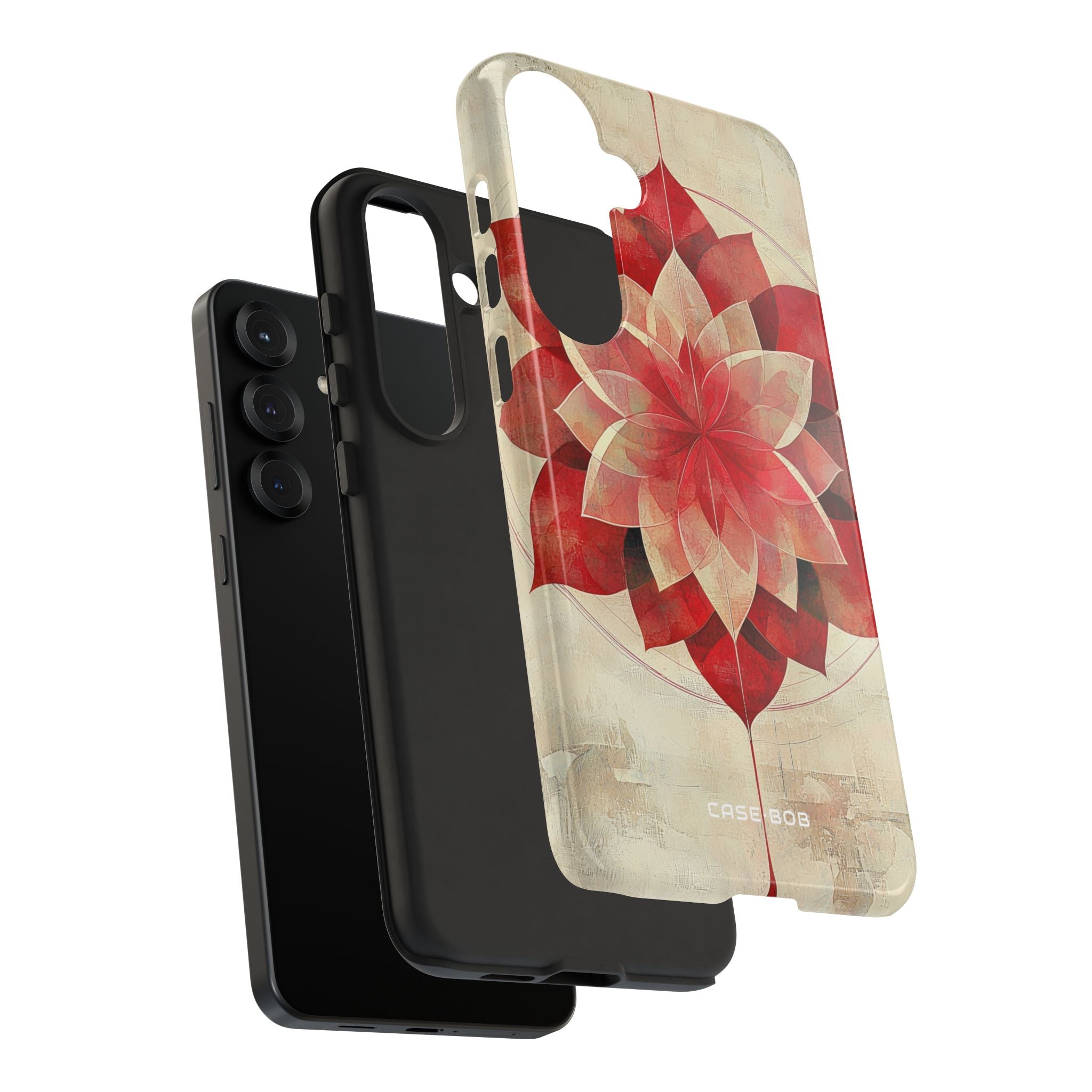 Crimson Bloom Samsung S25 Plus Case - Tough