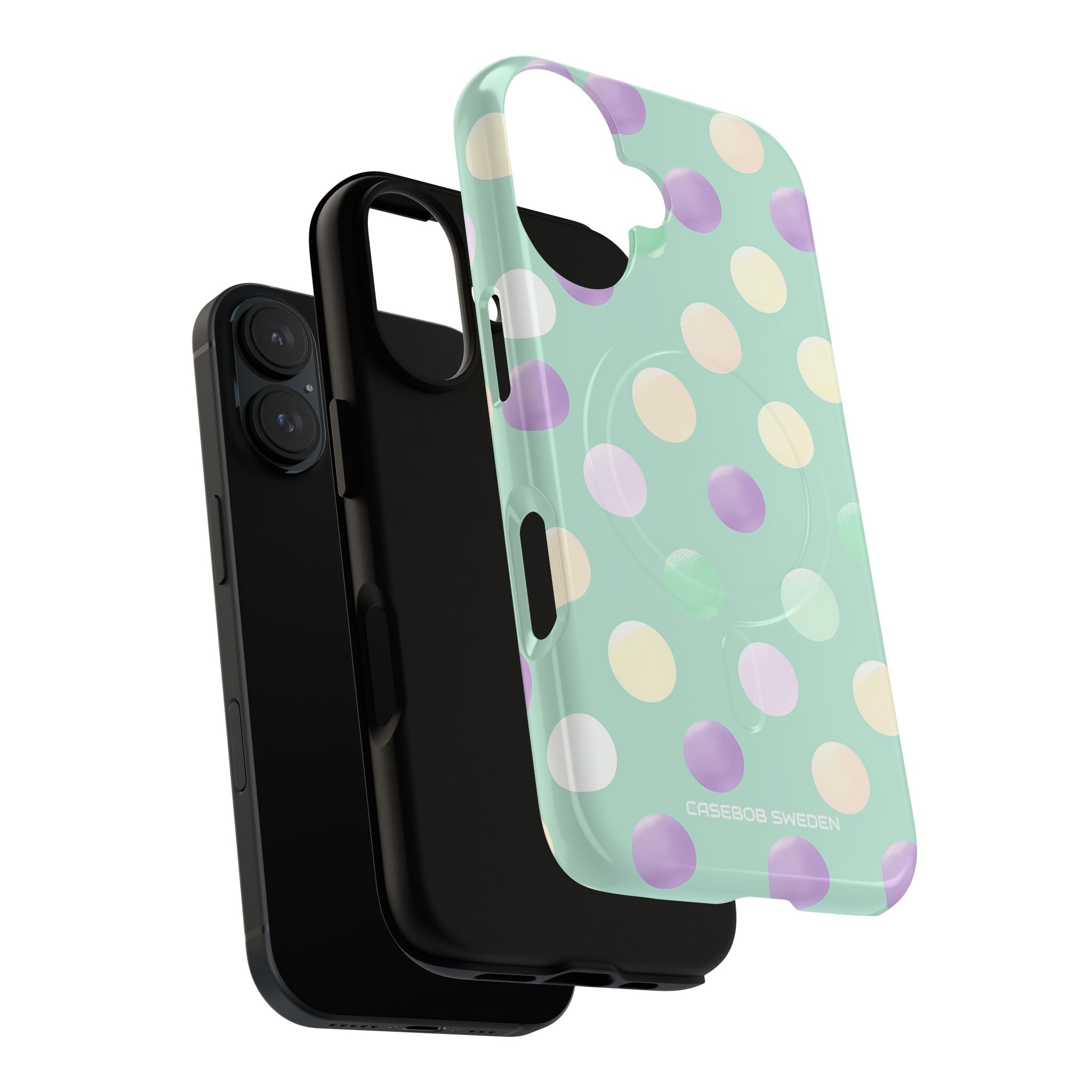 Pastel Polka Dots - Tough + MagSafe® iPhone 16 Phone Case