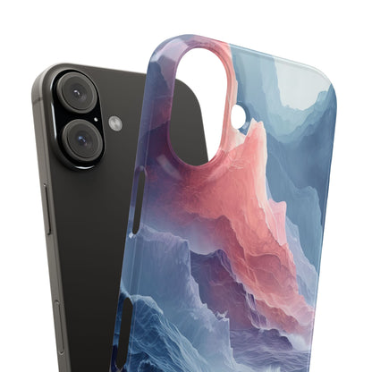 Mountain Wave Serenity - Slim iPhone 16 Phone Case