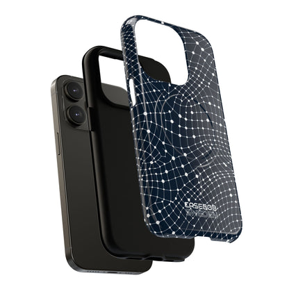 Warped Grid Web iPhone 14 - Tough+