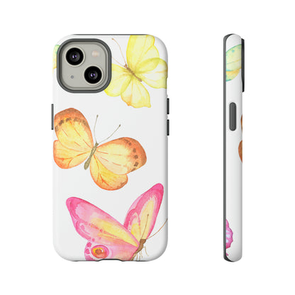 Watercolor Butterflyes - Protective Phone Case