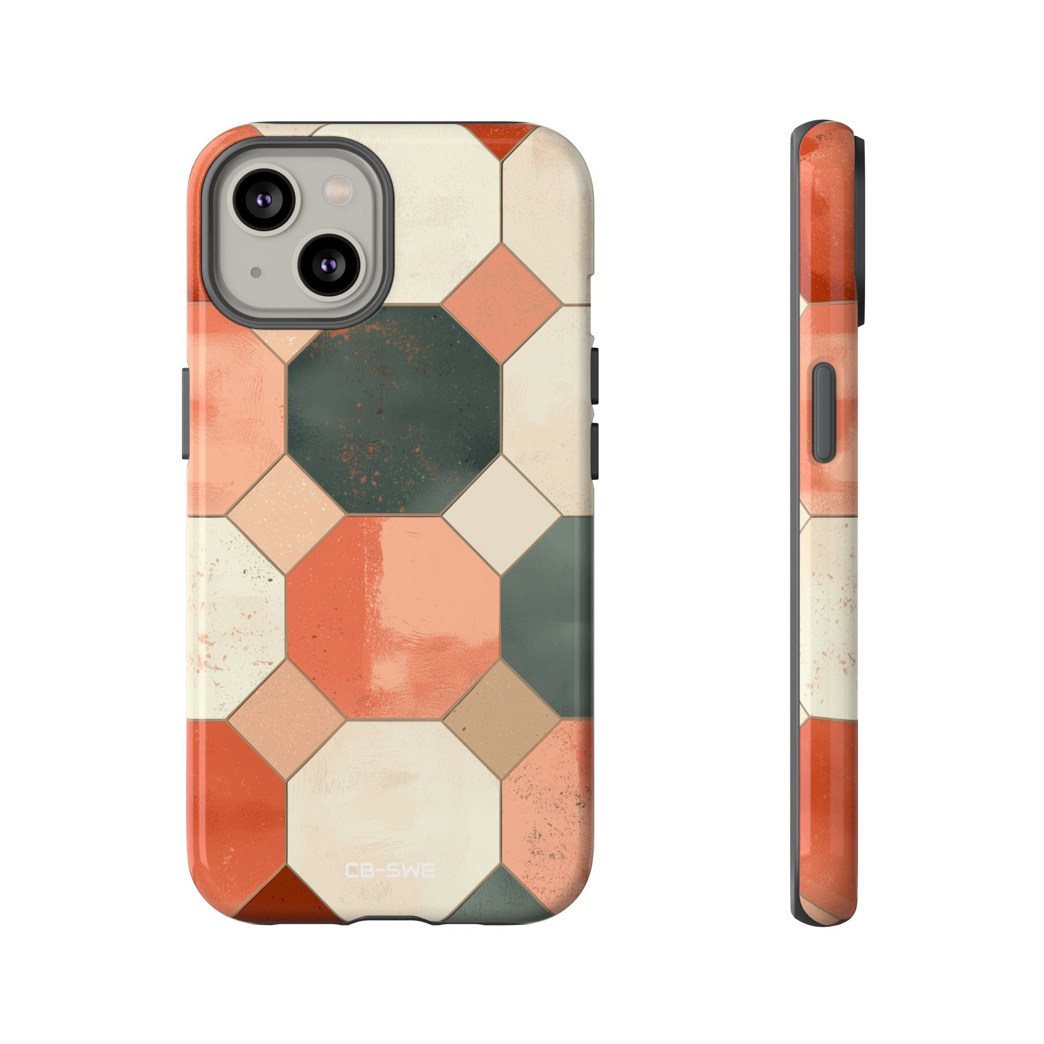 Terracotta Tiles Interlock - iPhone Case