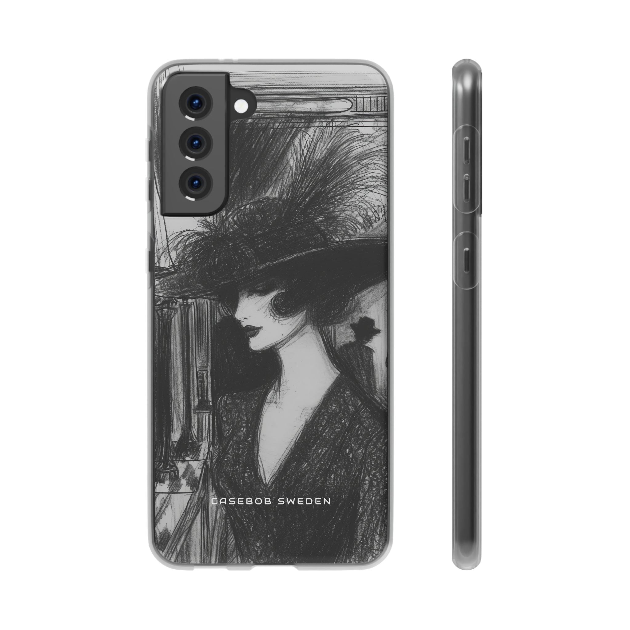 Timeless Elegance in Monochrome Samsung S21 - Flexi Phone Case